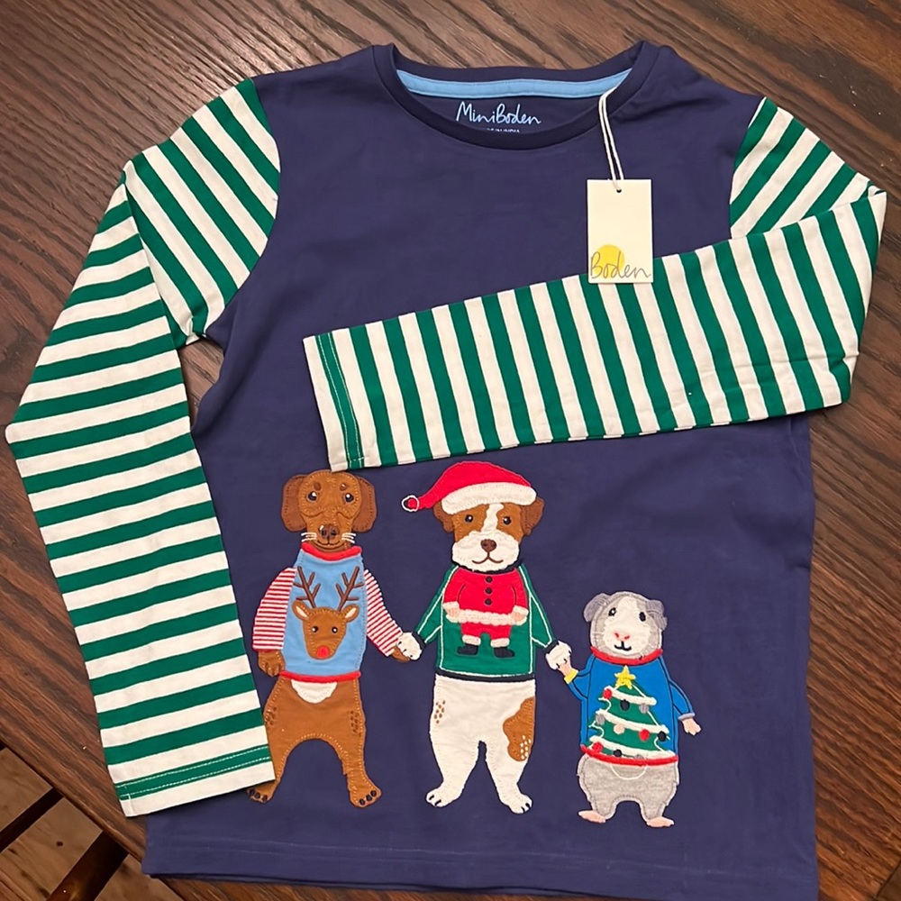 Mini Boden Child’s Holiday shirt